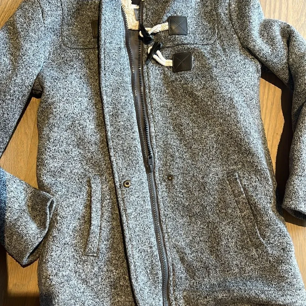 Old Navy Hooded Sweater Fleece Toggle Coat